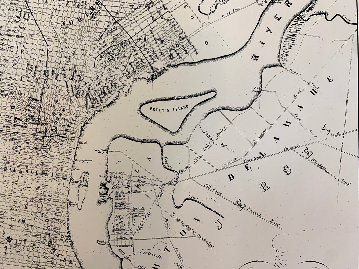 PHILADELPHIA CENTENNIAL MAP