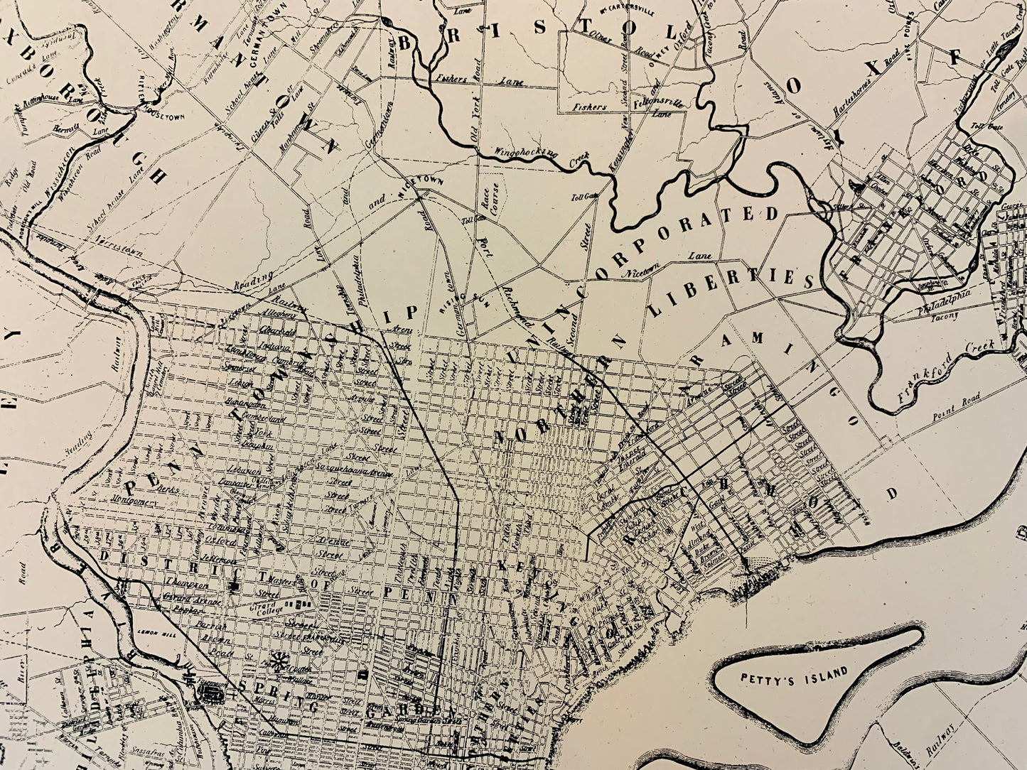 PHILADELPHIA CENTENNIAL MAP