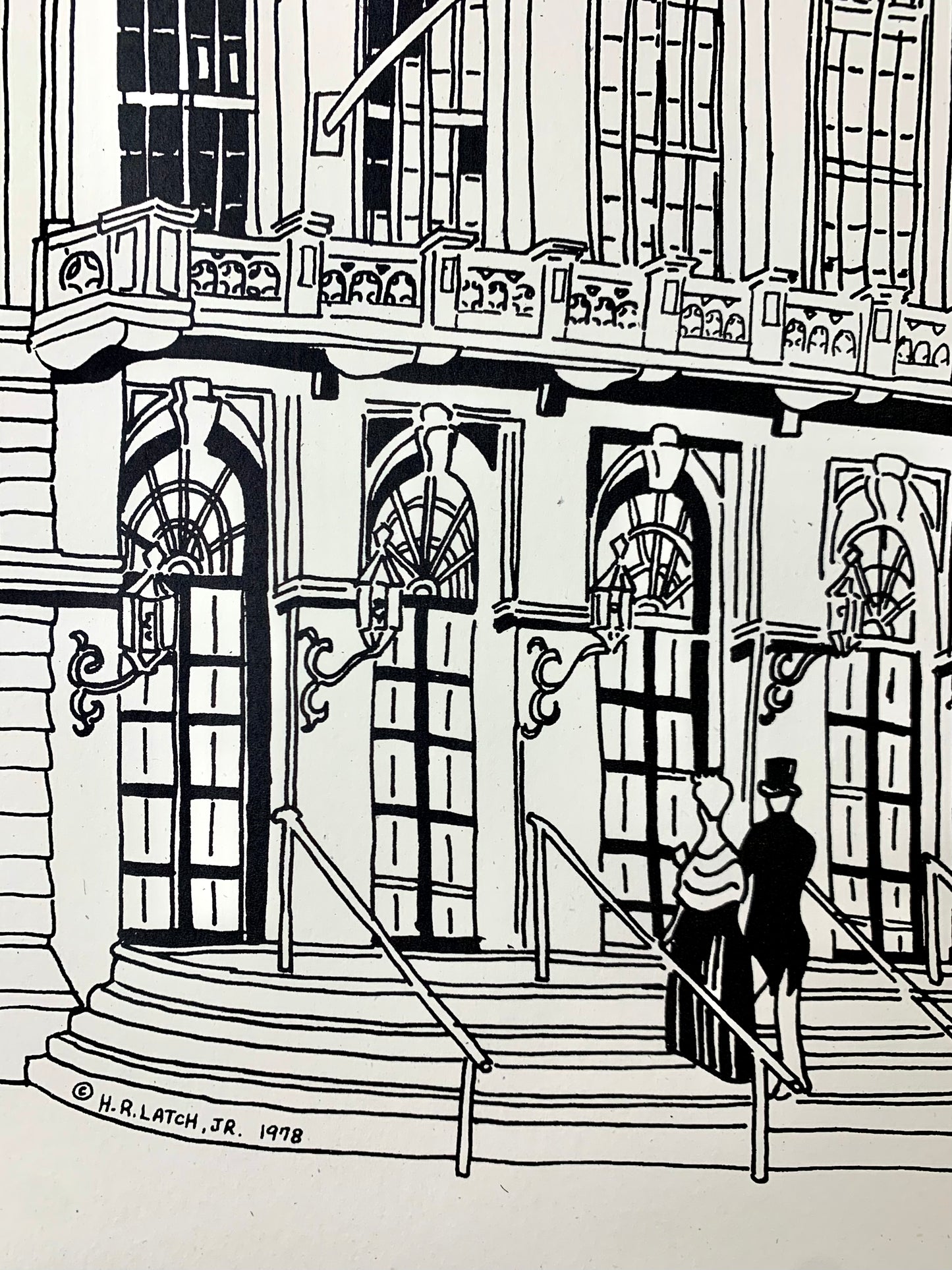 H.R. Latch “Academy of Music” Print