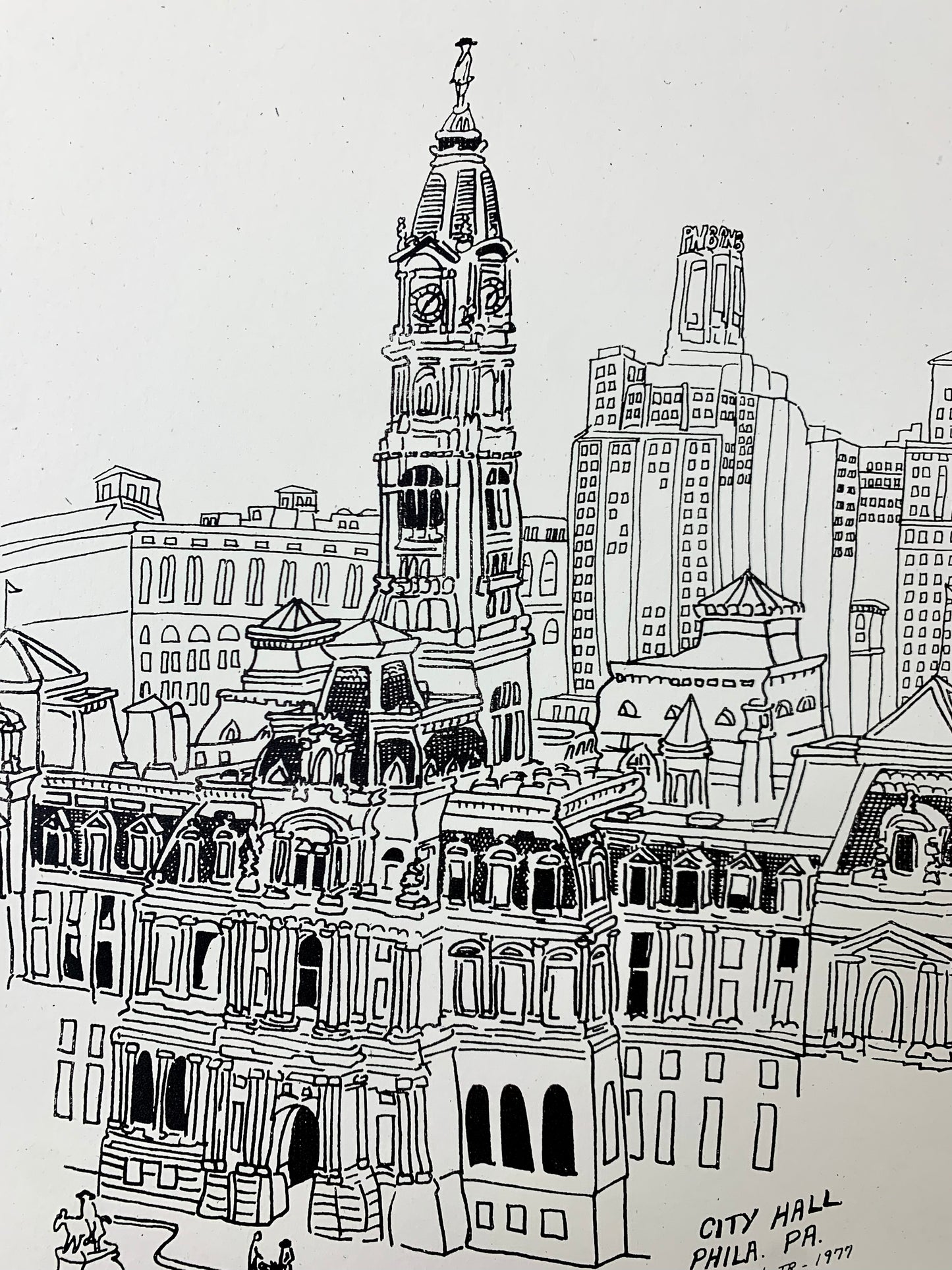 H.R. Latch “City Hall” Print