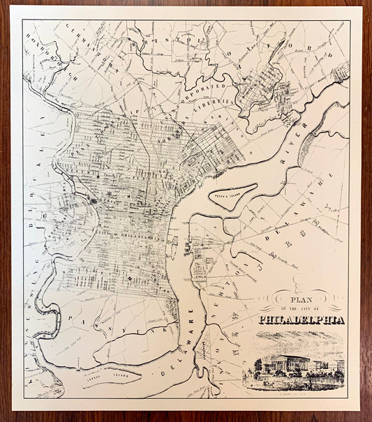 PHILADELPHIA CENTENNIAL MAP