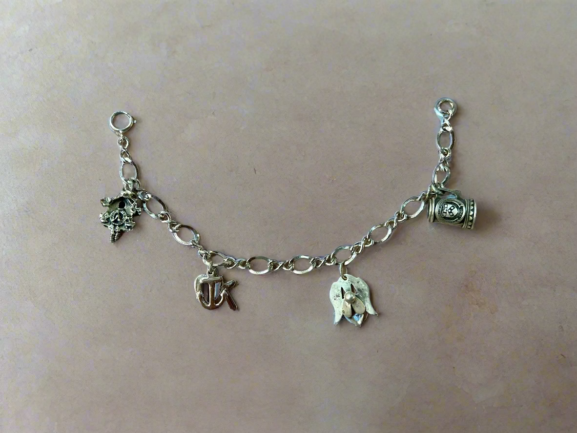 Sterling Silver Charm Bracelet