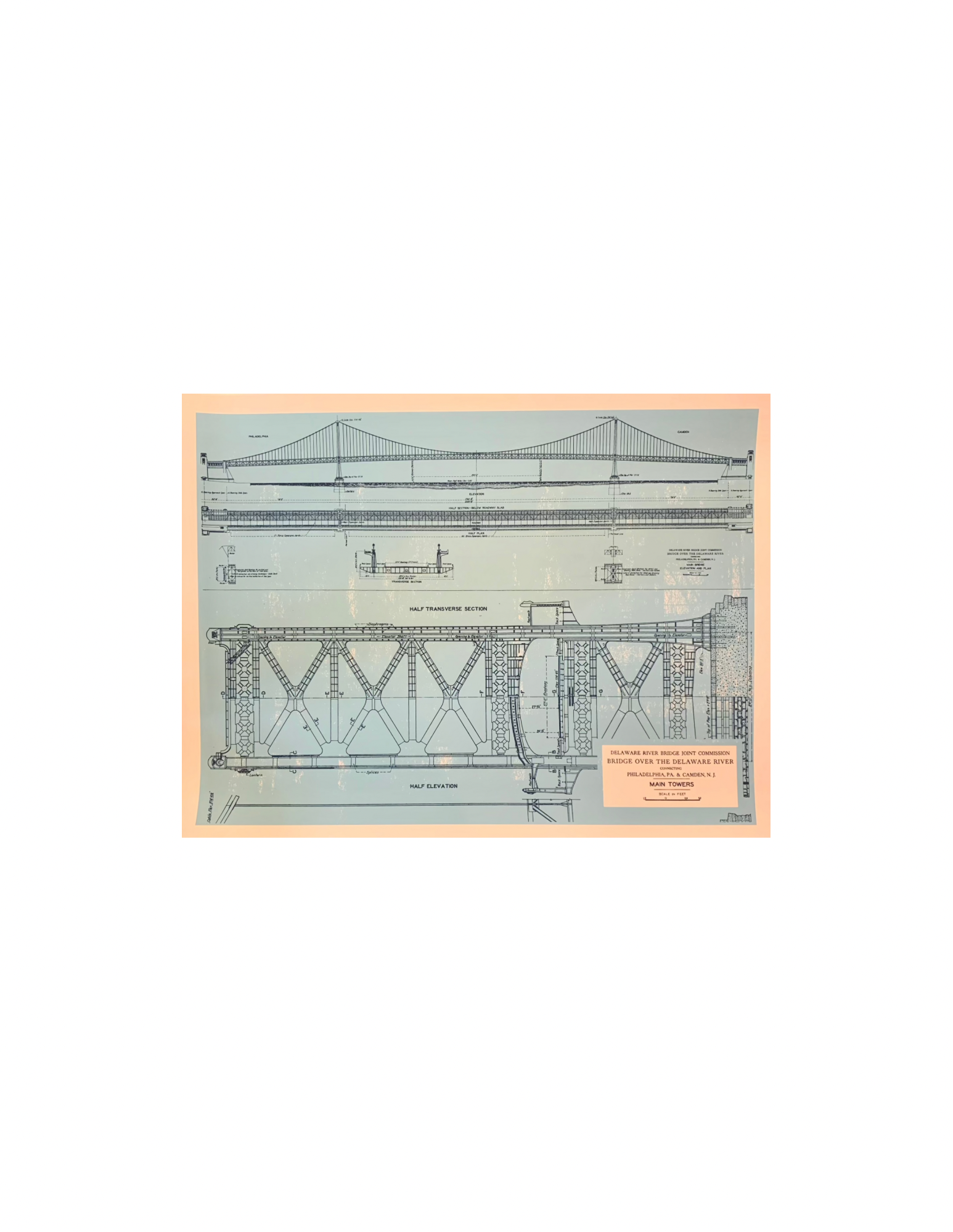 BRIDGE OVER THE DELAWARE PRINT 1