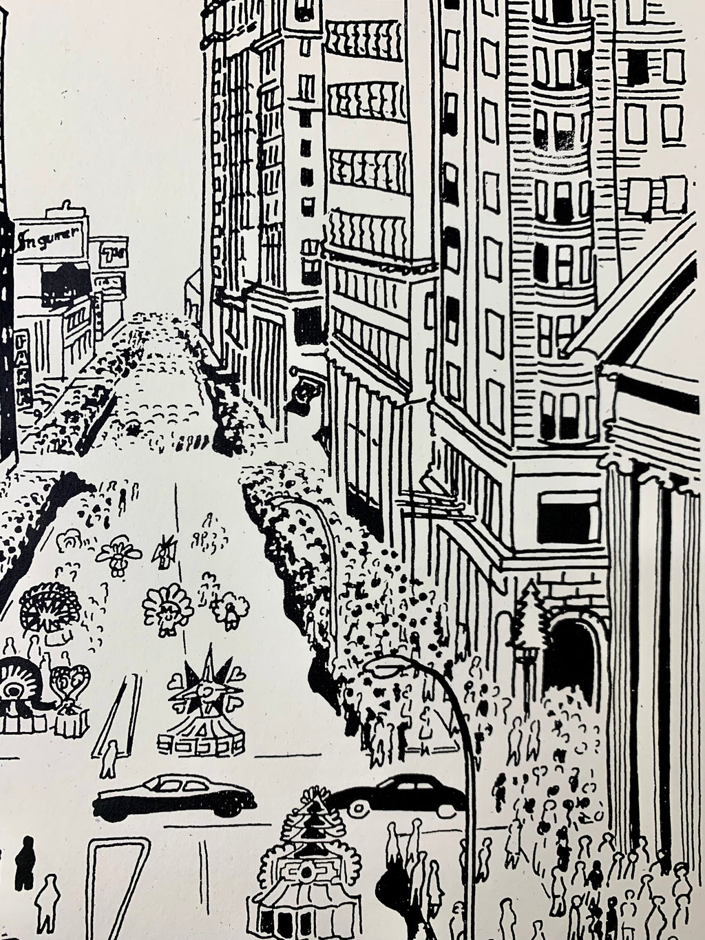 H.R. Latch “MUMMERS' PARADE” Print