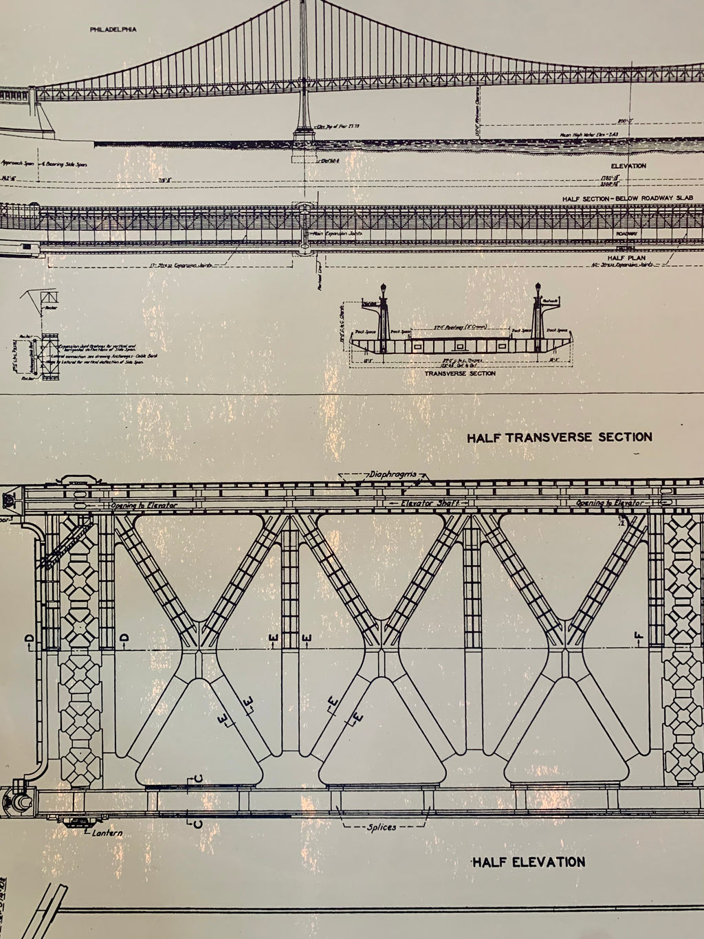 BRIDGE OVER THE DELAWARE PRINT 1