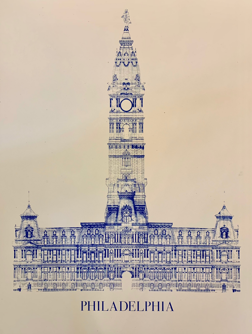 PHILADELPHIA CITY HALL PRINT
