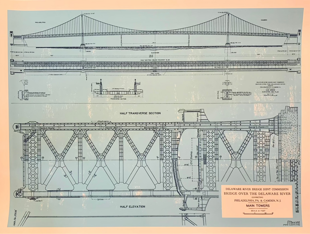 BRIDGE OVER THE DELAWARE PRINT 1