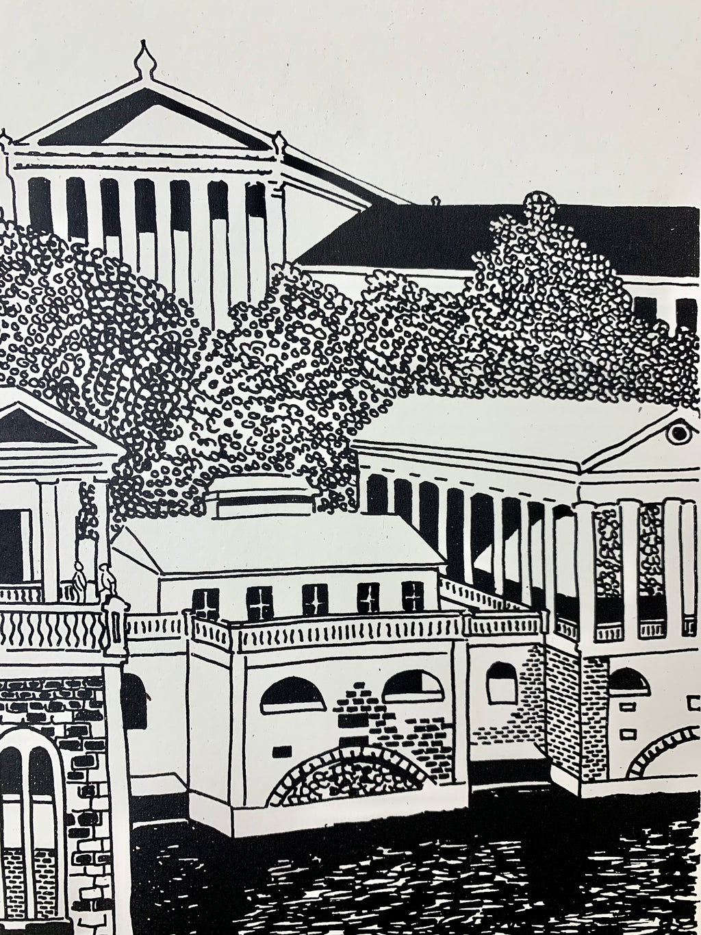 H.R. Latch “PHILA. ART MUSEUM” Print