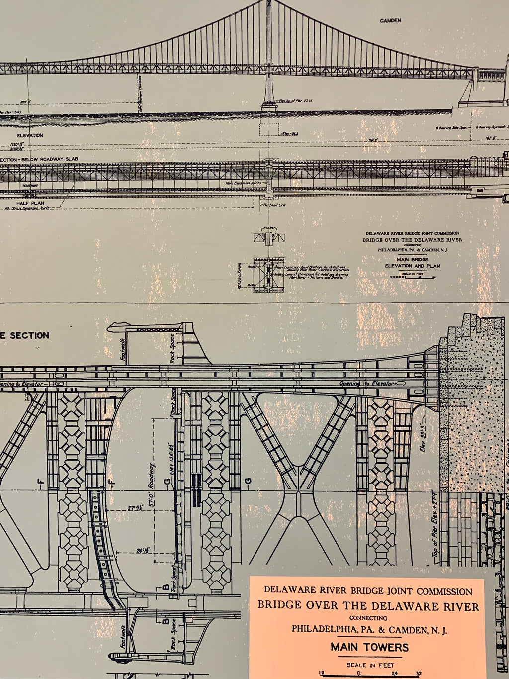 BRIDGE OVER THE DELAWARE PRINT 1