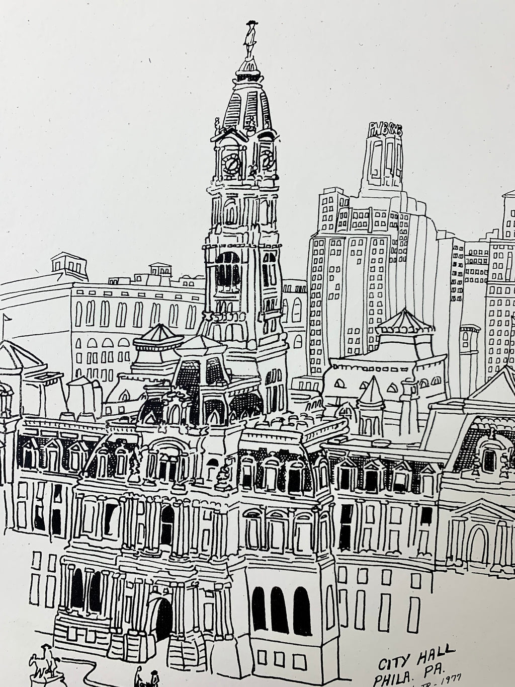 H.R. Latch “CITY HALL” Print