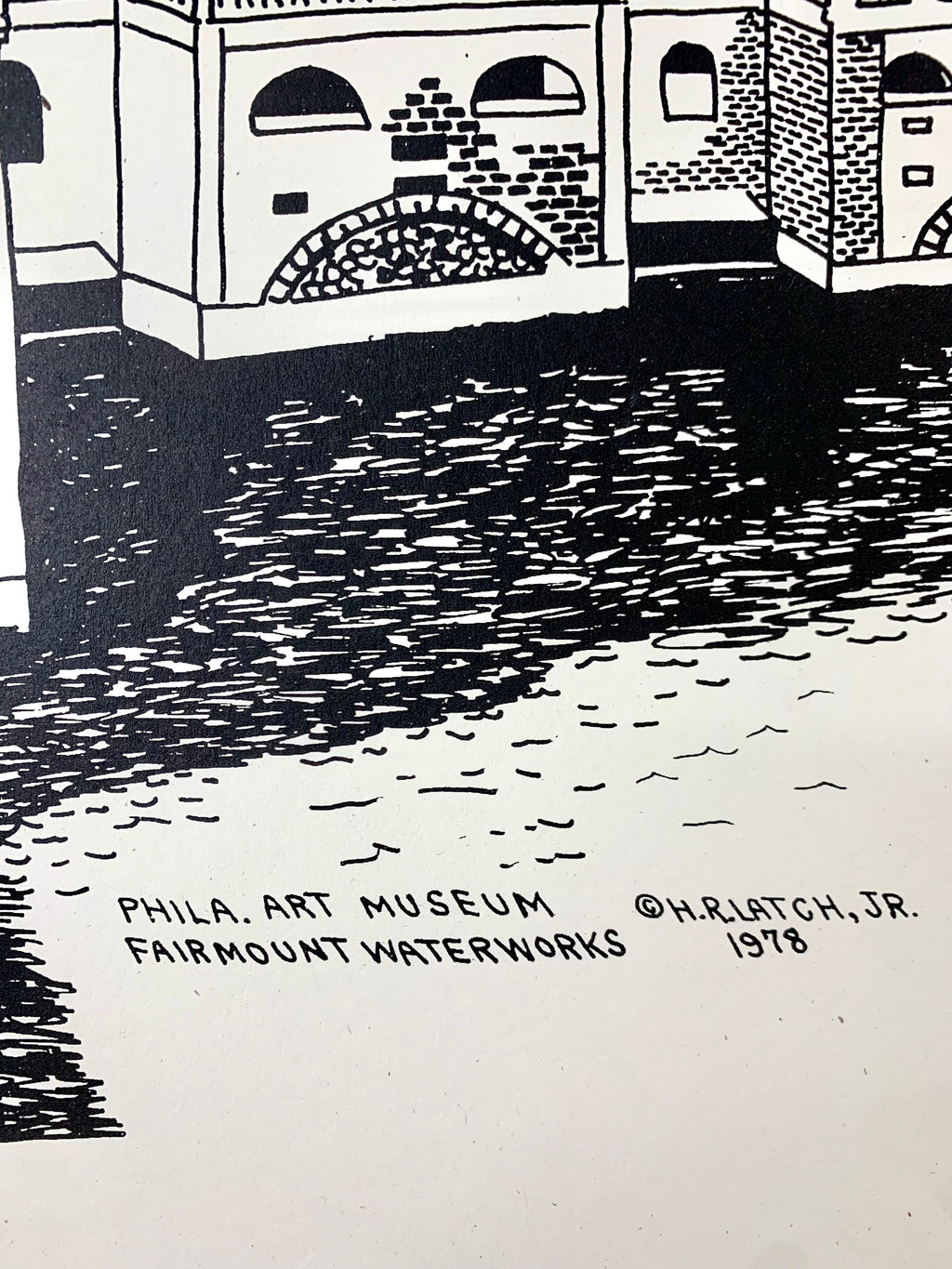H.R. Latch “PHILA. ART MUSEUM” Print