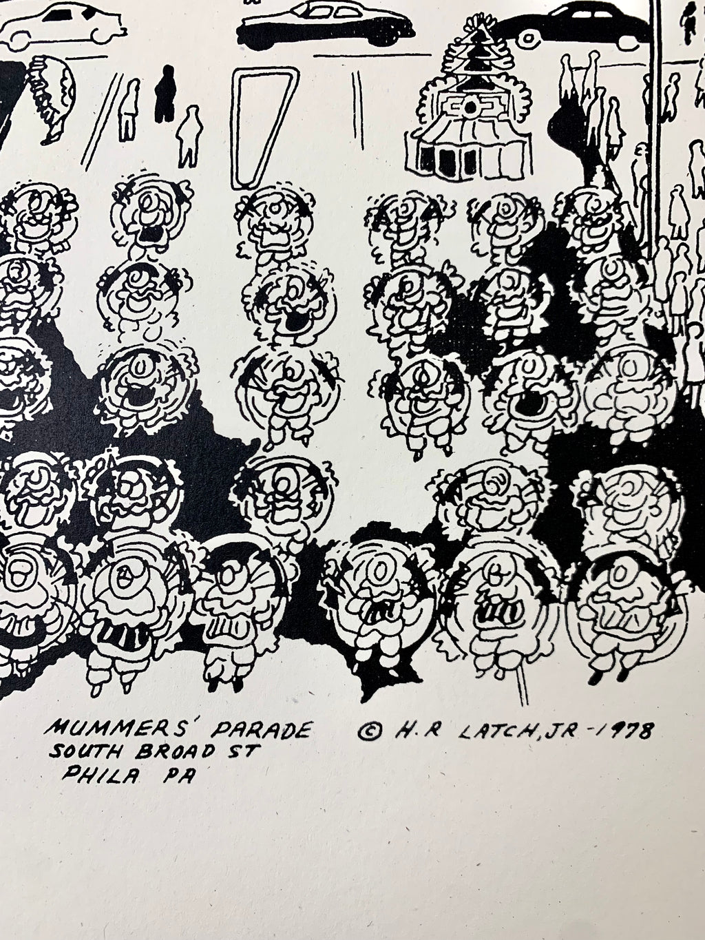 H.R. Latch “MUMMERS' PARADE” Print