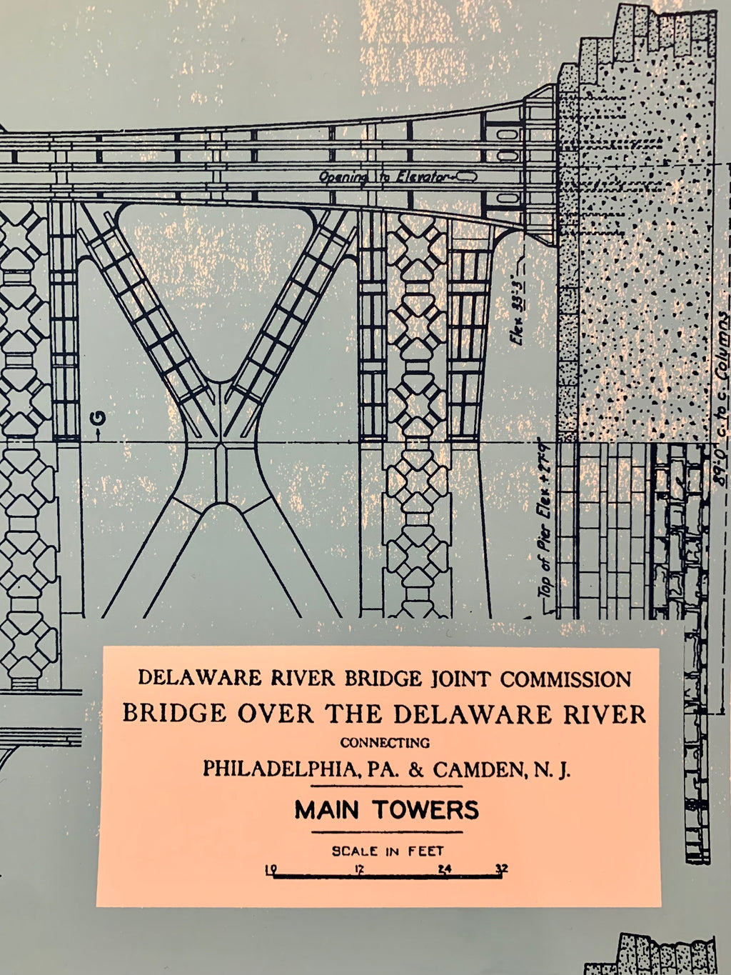 BRIDGE OVER THE DELAWARE PRINT 1