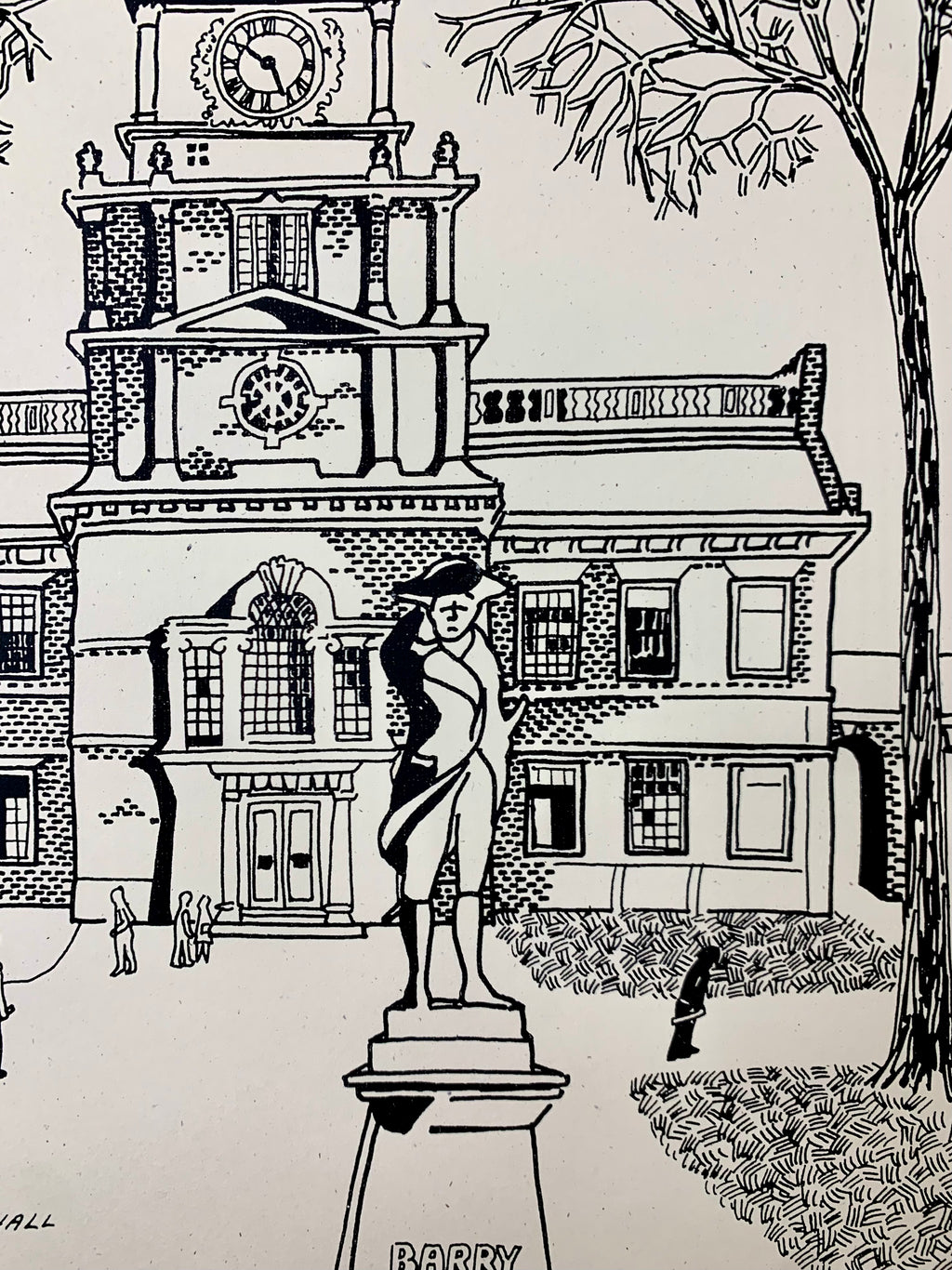 H.R. Latch “INDEPENDENCE HALL” Print