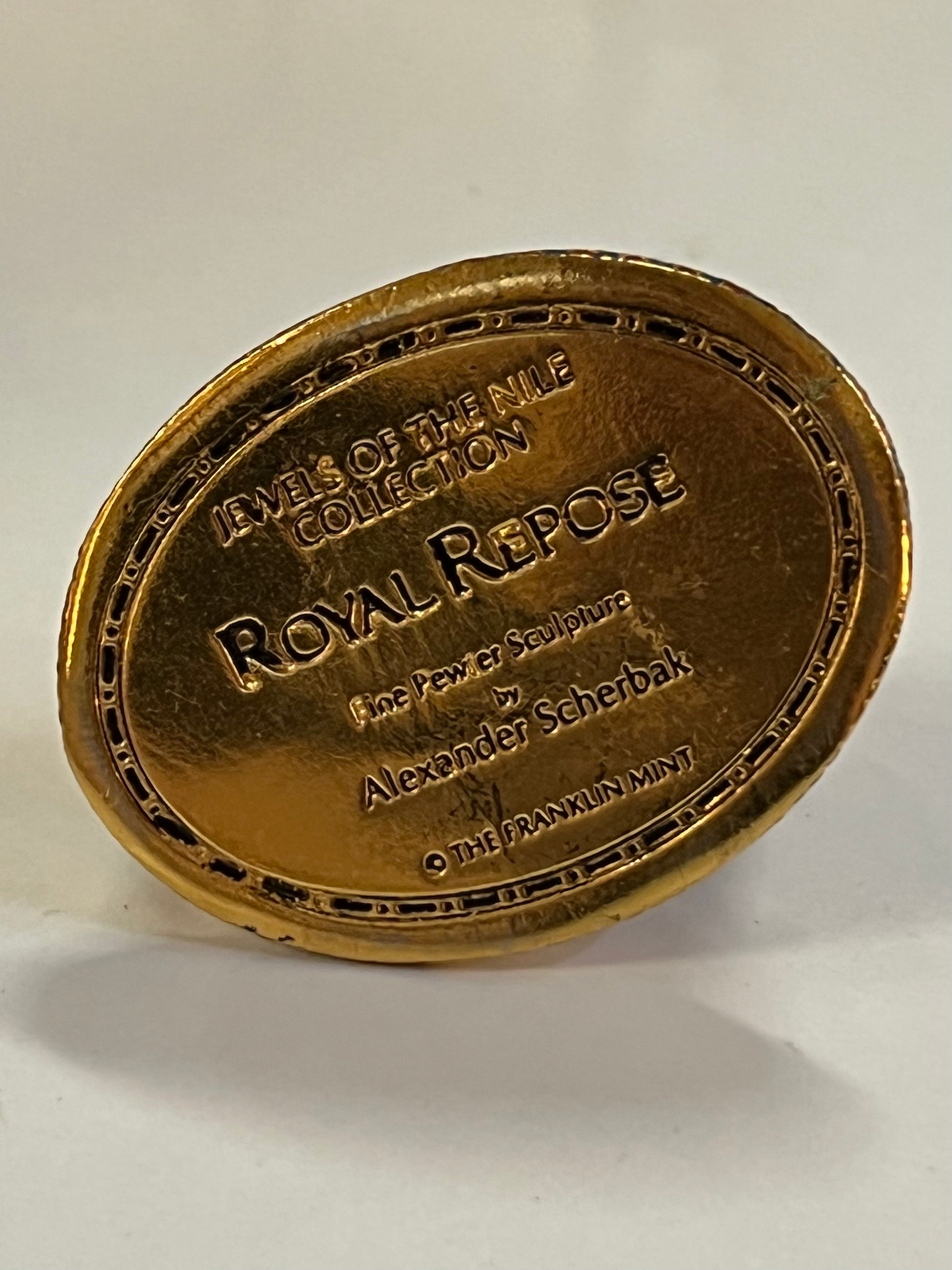 "Royal Repose" from the Franklin Mint "Jewels of the Nile" Collection