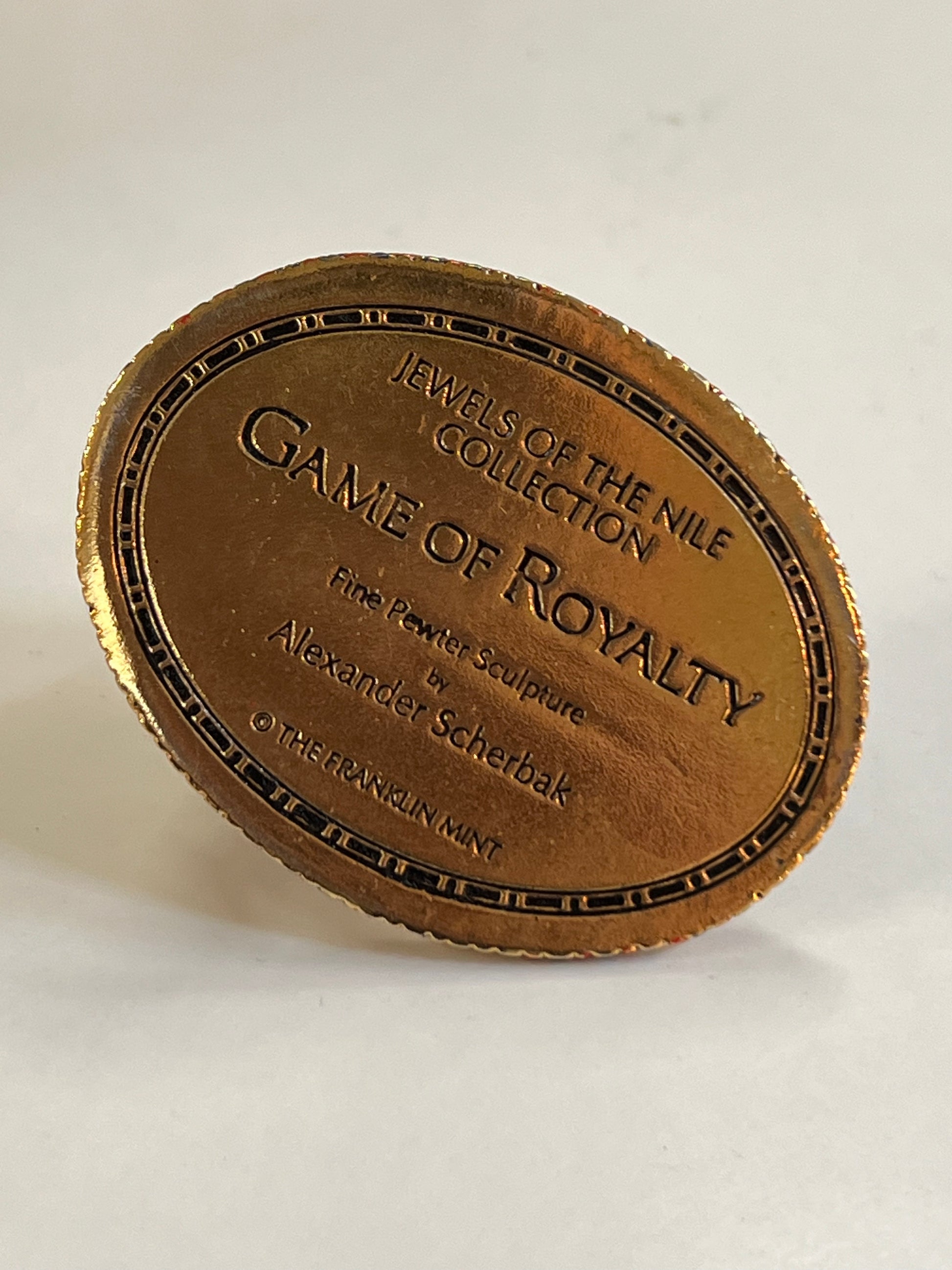 "Game of Royalty" from the Franklin Mint "Jewels of the Nile" Collection