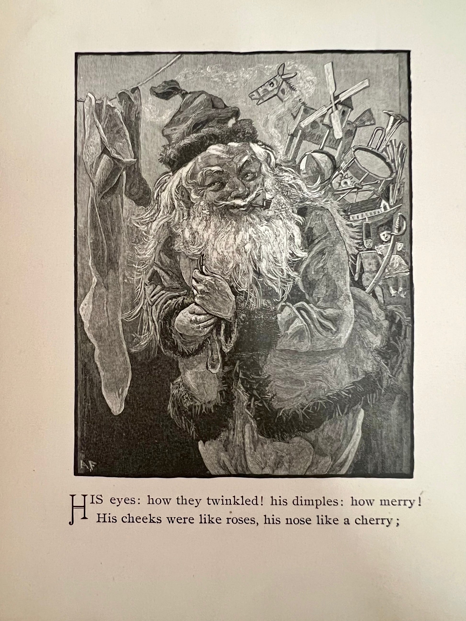 "The Night Before Christmas" by Clement C. Moore, 1883 Illustrated Edition