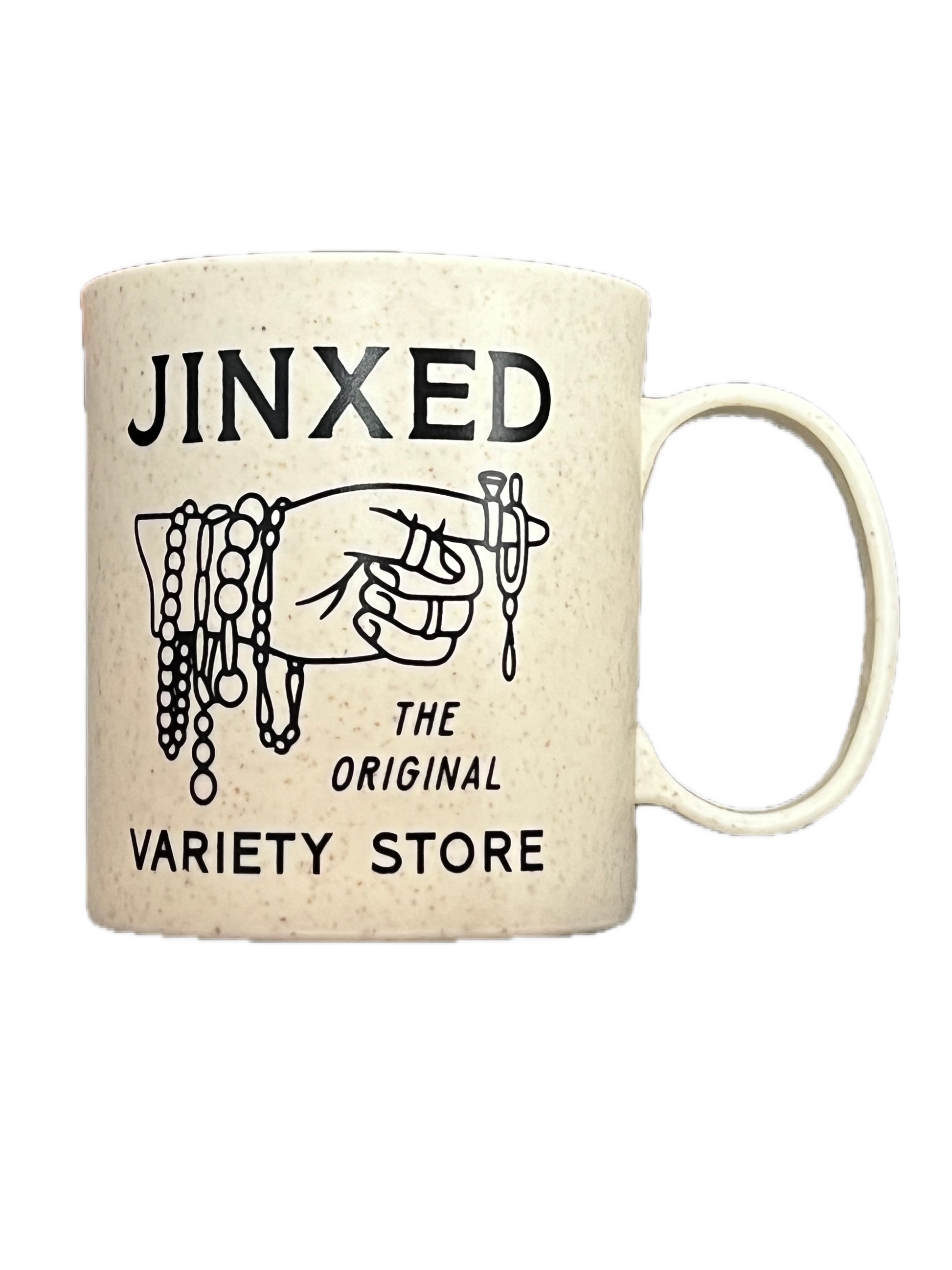 "JINXED The Original Variety Store" Plastic Mug
