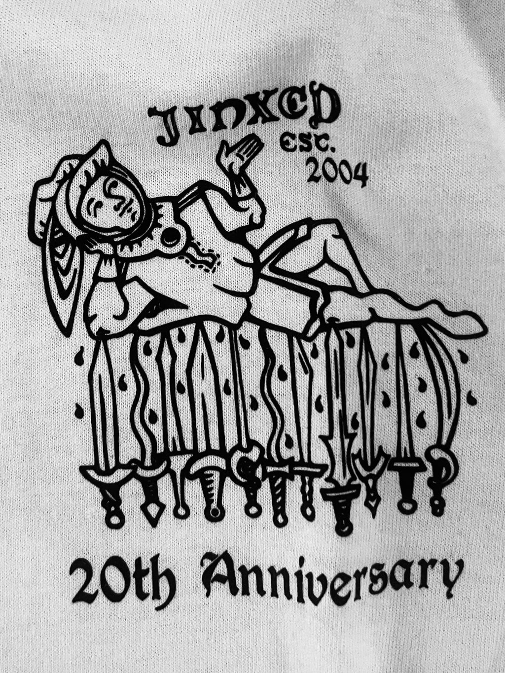 20th Anniversary White Tee X Maxine JK MEDIEVAL ART