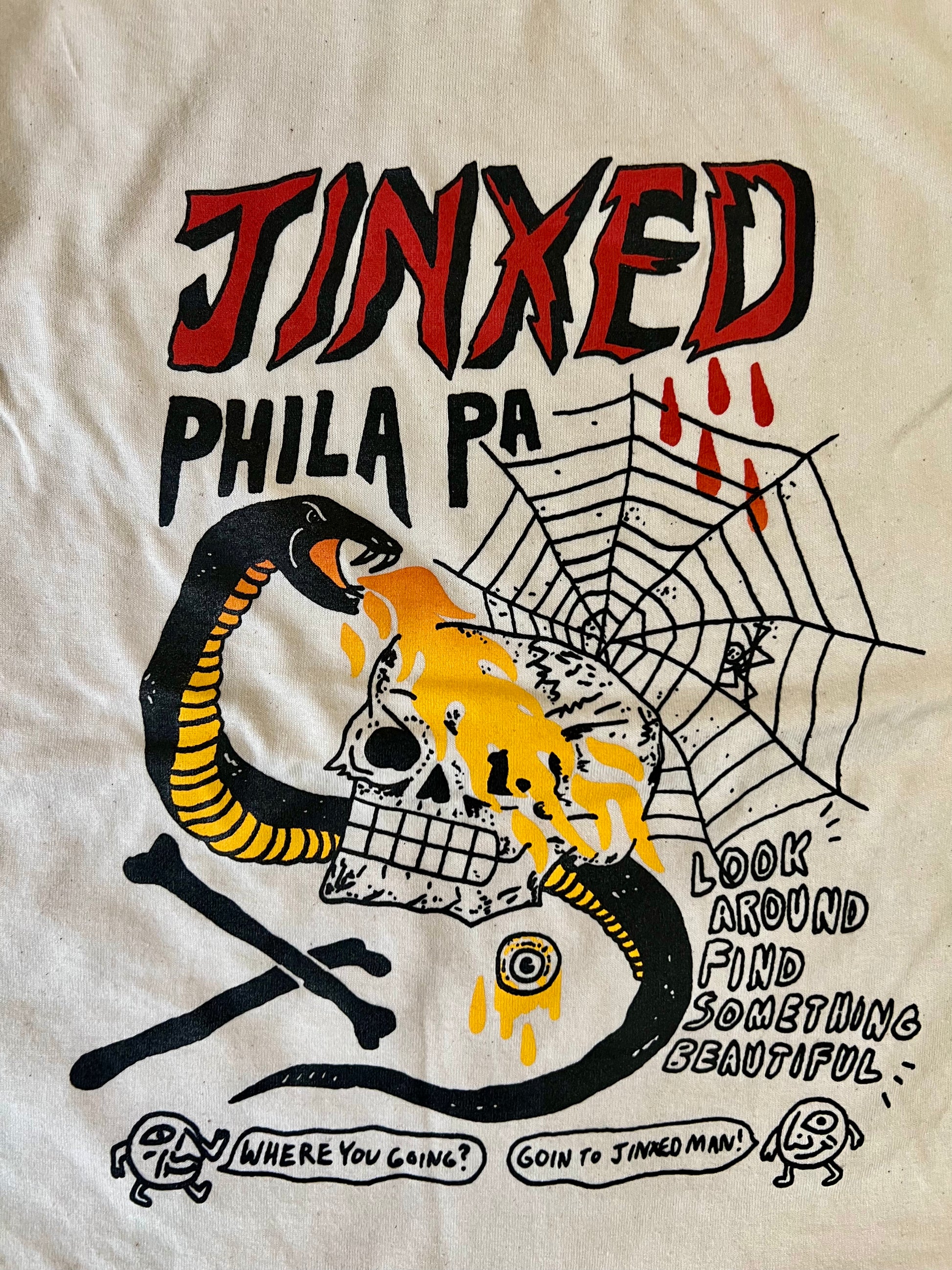 HEAVY SLIME x JINXED WHITE TEE