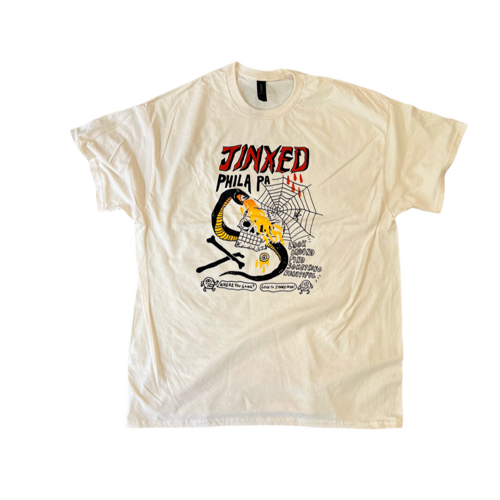 HEAVY SLIME x JINXED WHITE TEE