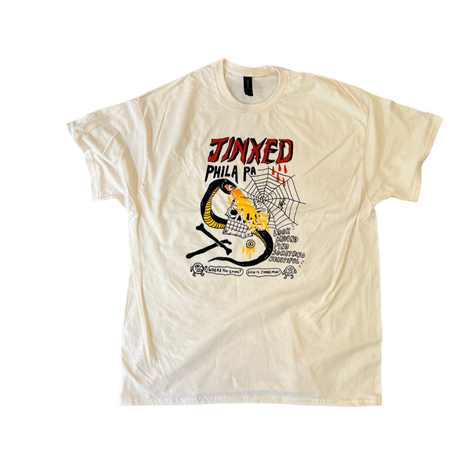 HEAVY SLIME x JINXED WHITE TEE