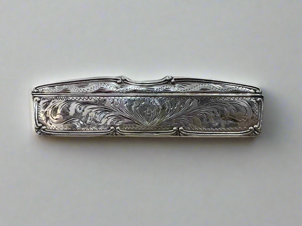 Antique Sterling Silver Comb