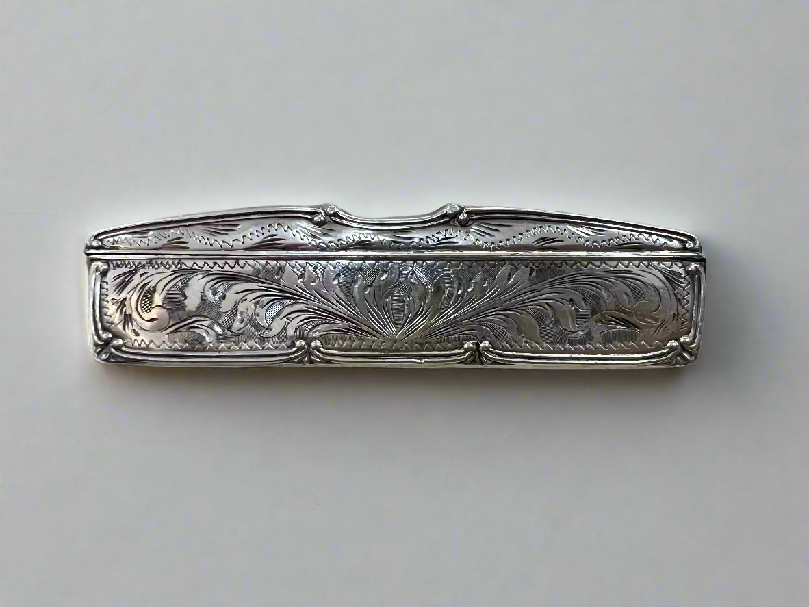 Antique Sterling Silver Comb