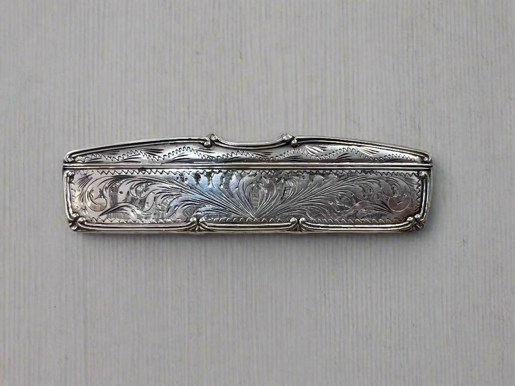 Antique Sterling Silver Comb