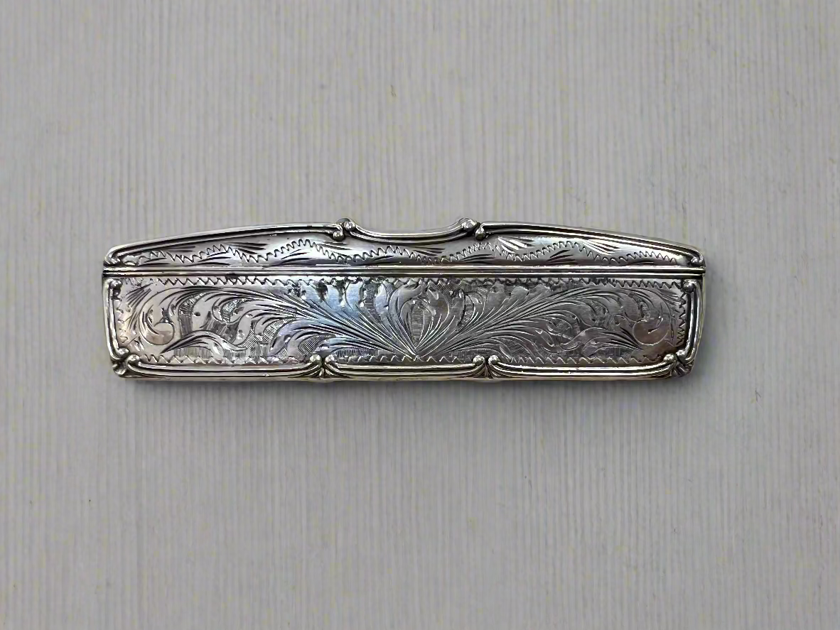 Antique Sterling Silver Comb