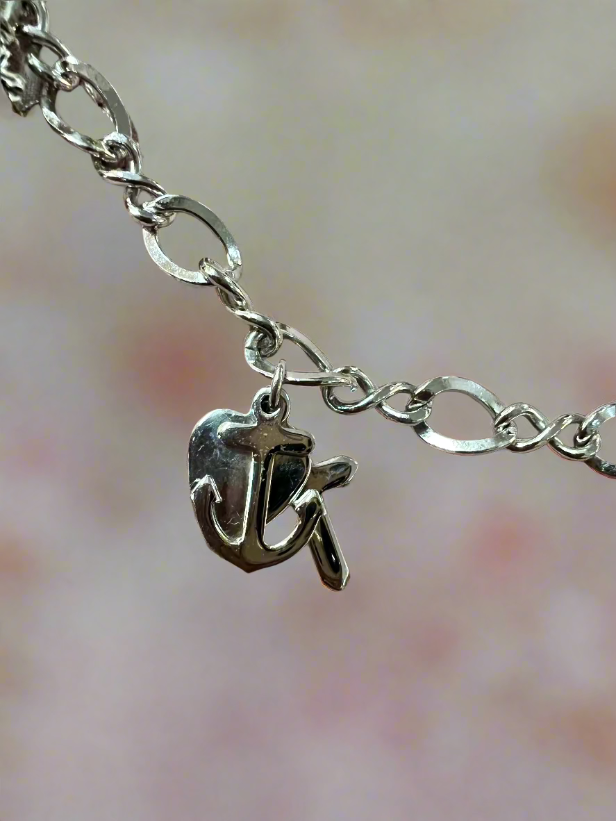 Sterling Silver Charm Bracelet
