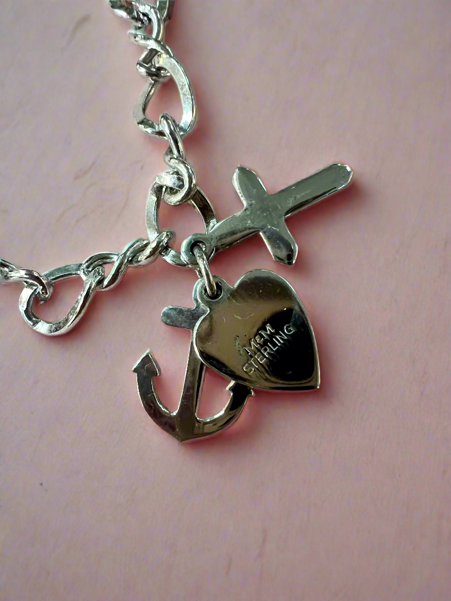 Sterling Silver Charm Bracelet