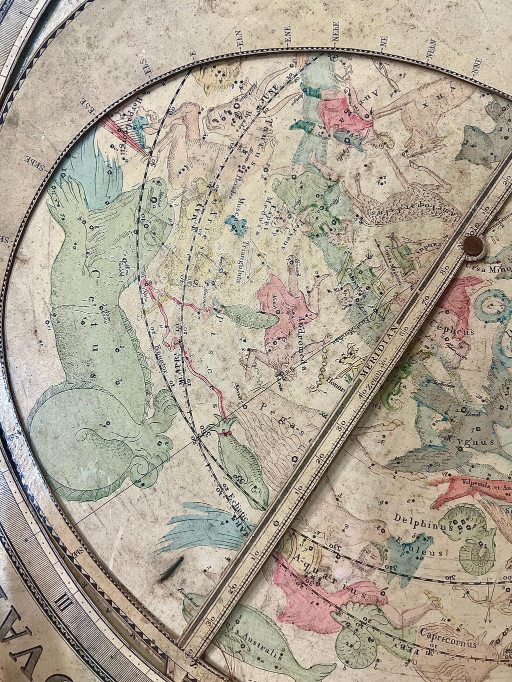 "A MOVABLE PLANISPHERE, Showing the positions of the heavens at any given time"