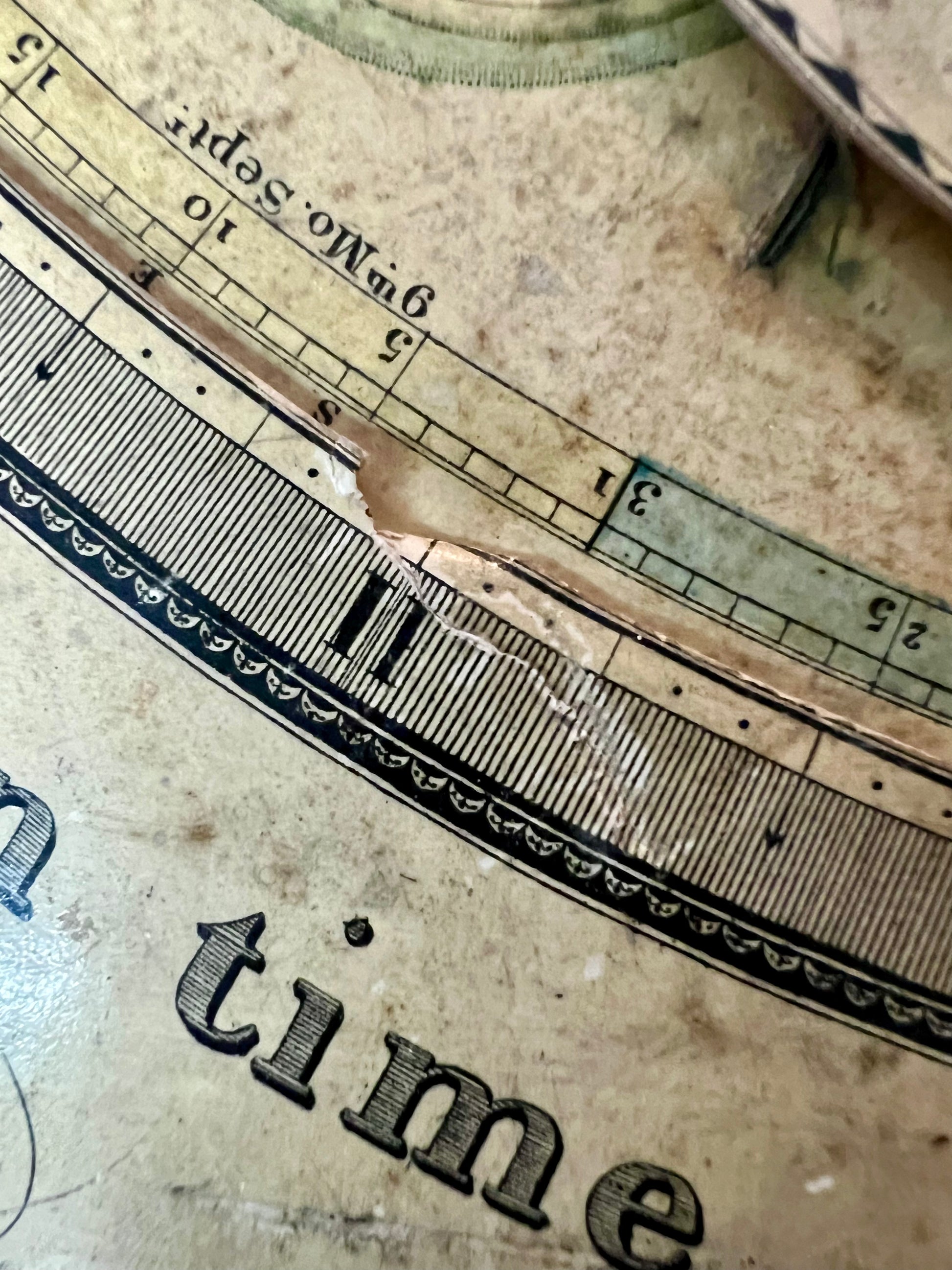 "A MOVABLE PLANISPHERE, Showing the positions of the heavens at any given time"