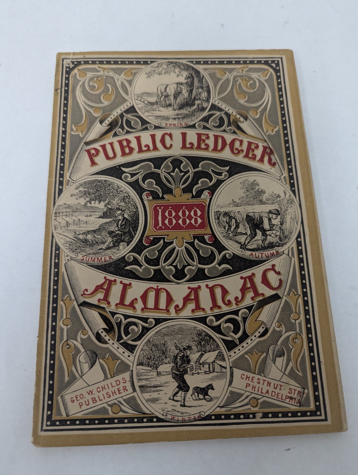 1888 Public Ledger Almanac Philadelphia