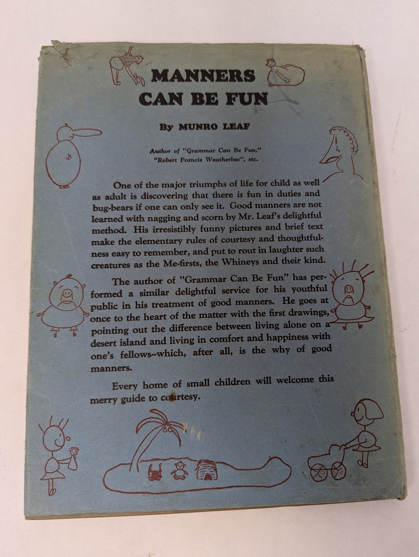 Manners Can Be Fun by Munro Leaf c1936