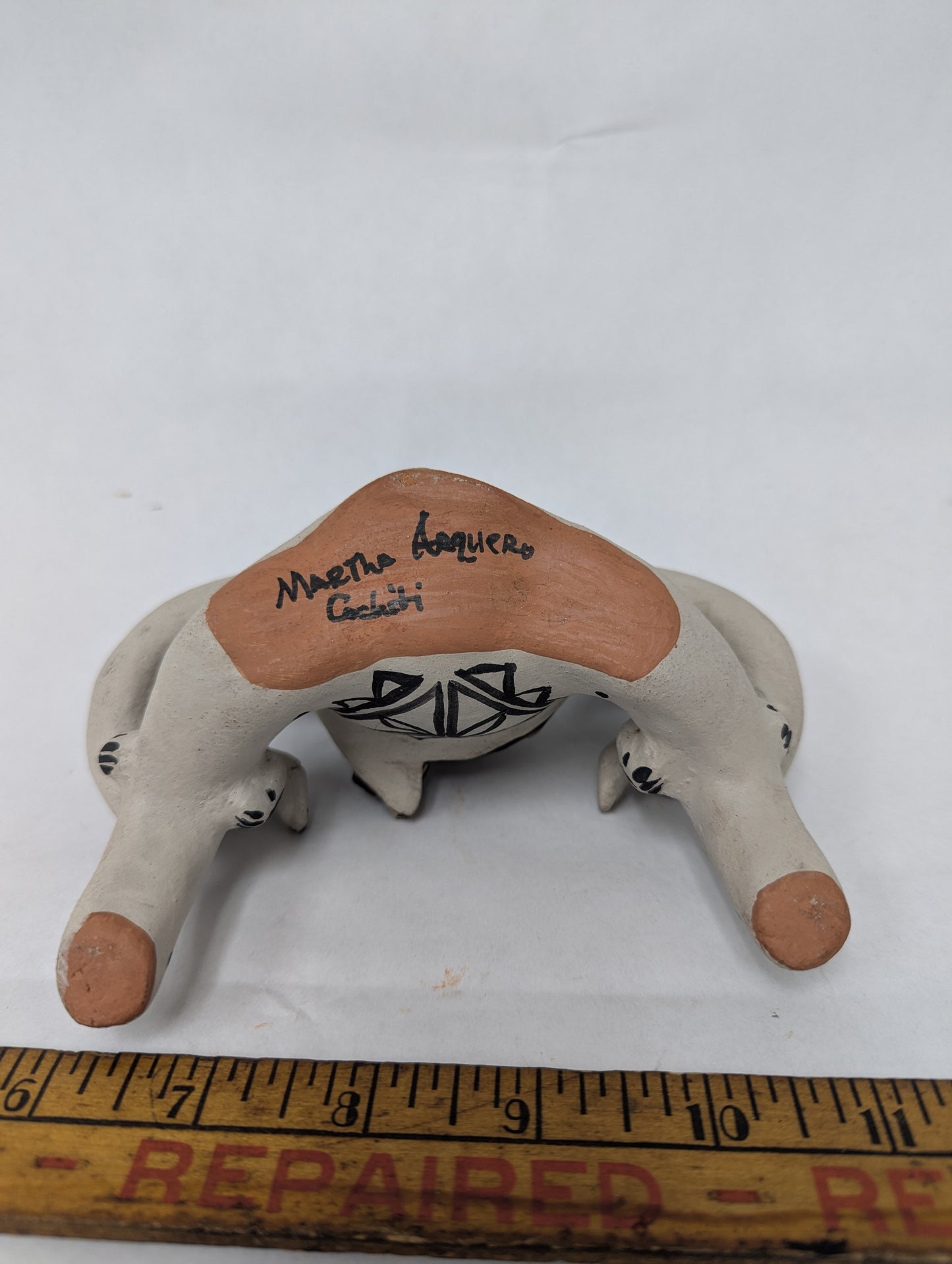 Cochiti Pottery - Frog Storyteller by Martha Arquero